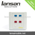 LANSAN Alta calidad rj45 cat5e cat6 utp hembra keystone jack